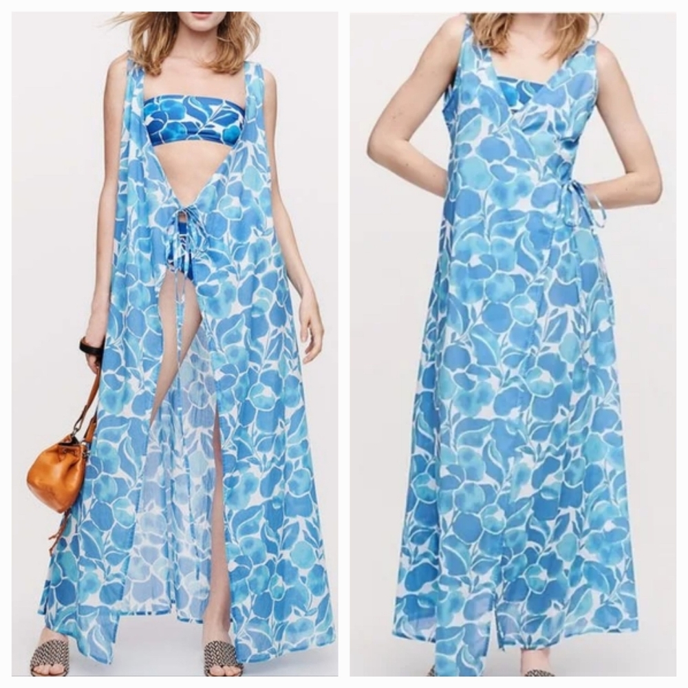 Diane von Furstenberg Grace Cotton Maxi Beach Wrap